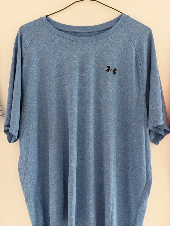 Under Armour Other - Under Armour Heather Blue Tech Tee